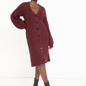 Sweater Carnigan Dress